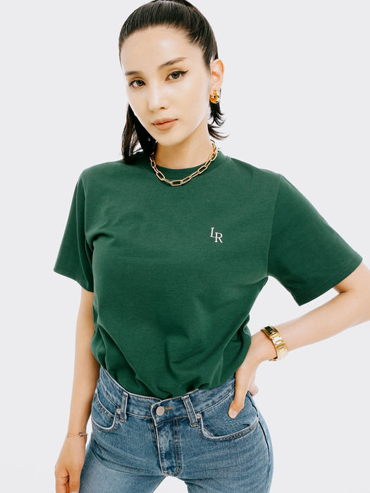LR Logo Half-Sleeve T-shirt Green