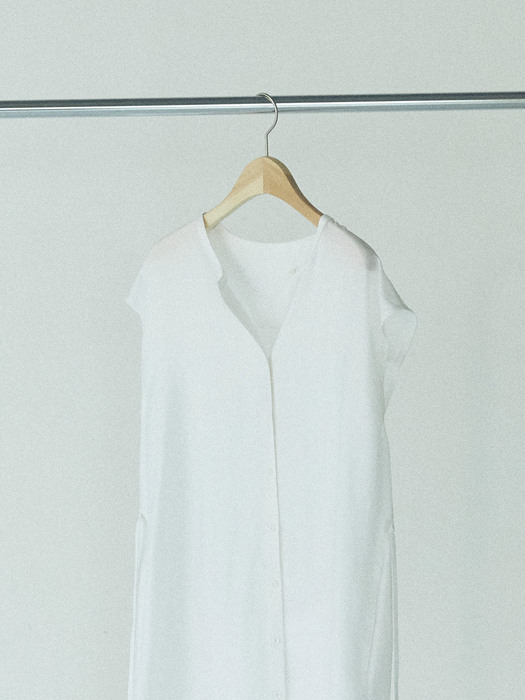 Classic string dress / White