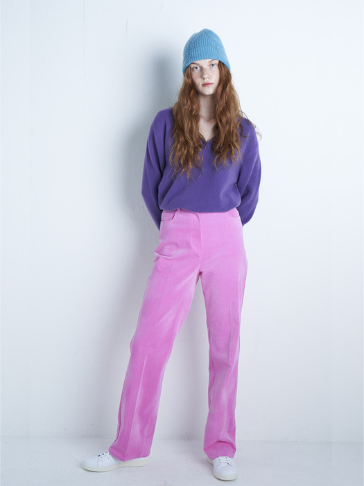 Jenner Corduroy Pants ( PINK )