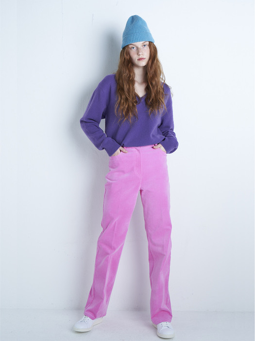 Jenner Corduroy Pants ( PINK )