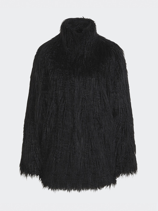 [HG6678] FUR JACKET_BLACK