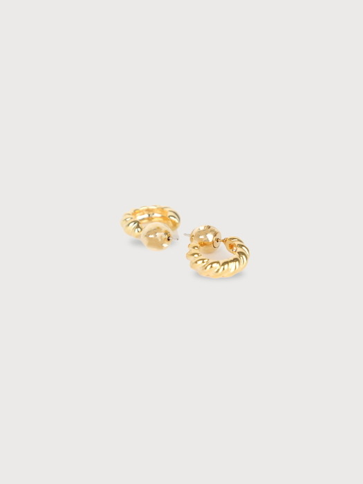 no.24 earring gold small