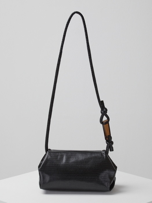 Pillow bag(Lizard black)