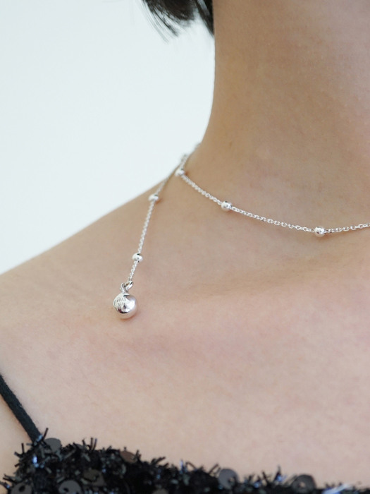 bubble drop necklace