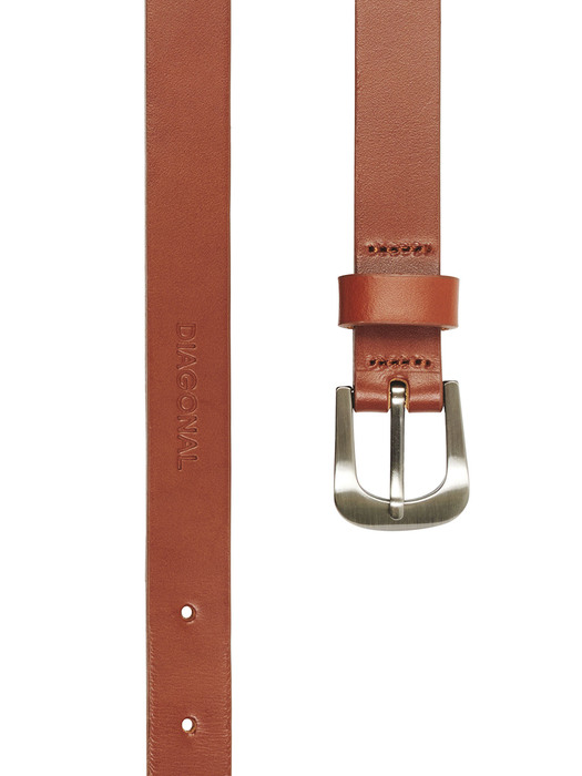 COW LEATHER BELT (brown)