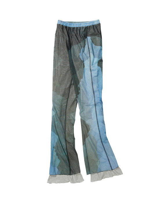 (WOMEN) LANDSCAPE GLITTER TIGHT PANTS apa523w(BLUE)