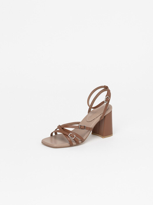 Tami Strappy Sandals in Starfish Camel