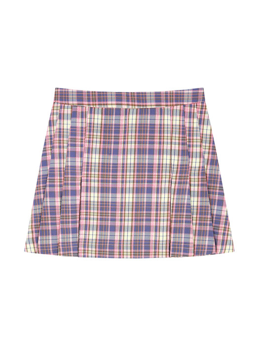 CANDY CHECK SKIRT (PINK)
