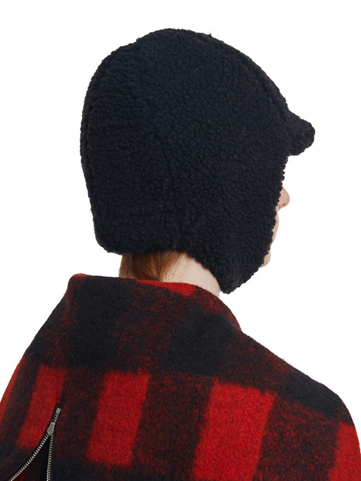 Shearing Aviator Hat_Black