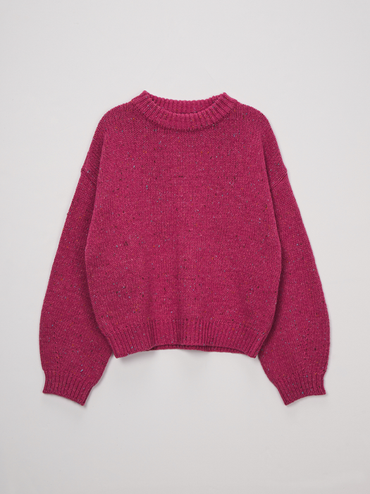 NEP WOOL PULLOVER_PINK