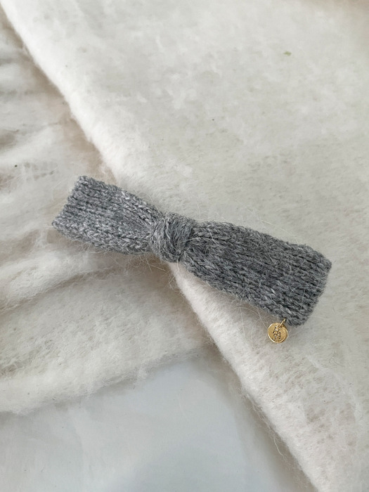 HB065 knit ribbon hair pin