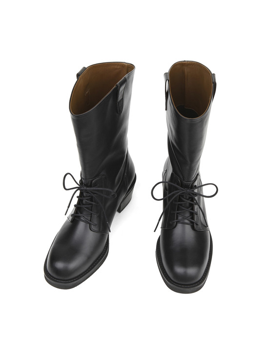 Ride with me Middle Boots - Black 