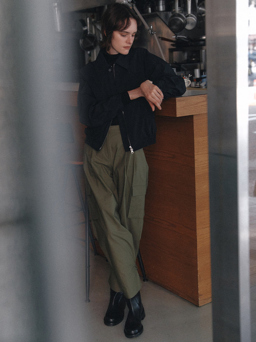 [COTTON] Two Tuck Cargo Pants_3color