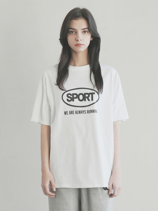 T1002 W SIMPLE LOGO T-SHIRT_WHITE