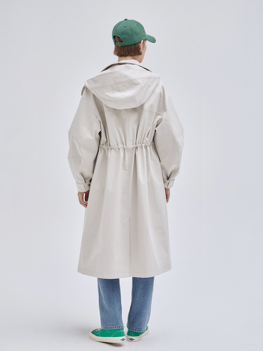 23SN volume hoody coat [IV]