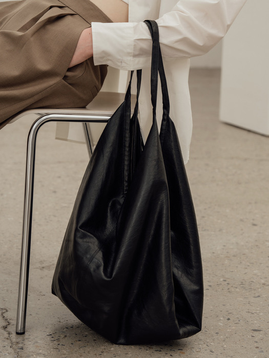 Chloe Shoulder bag_Black Eco Leather