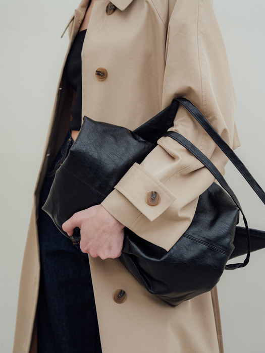 Chloe Shoulder bag_Black Eco Leather