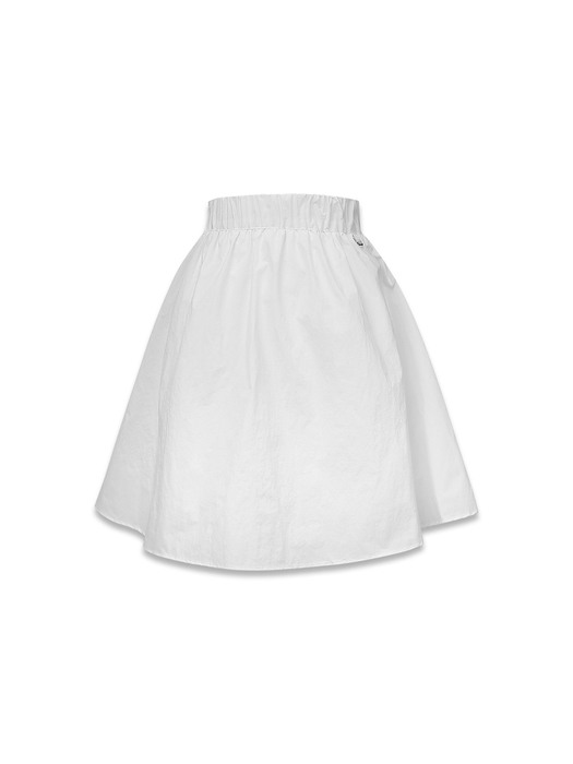 lina flare skirt white