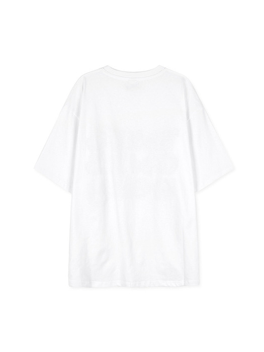 슬로건 티셔츠(WHITE)