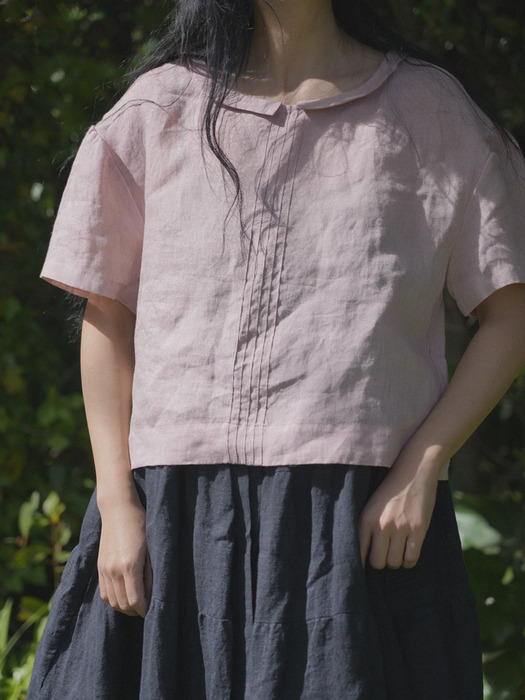 Heder pintuck blouse - 3colors 헤델 핀턱 블라우스