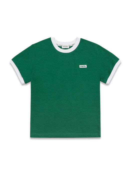 patch coloring T-shirt green