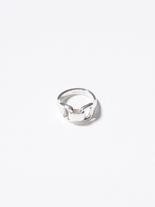 Square Link Bold Ring