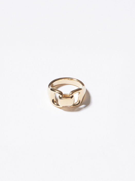 Square Link Bold Ring