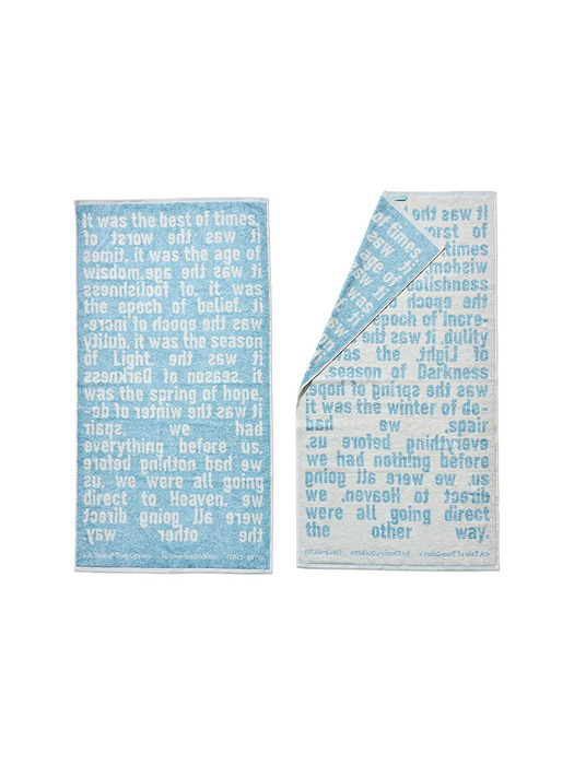  Letters [A tale of Two Cities] Bath towel (70x140cm)