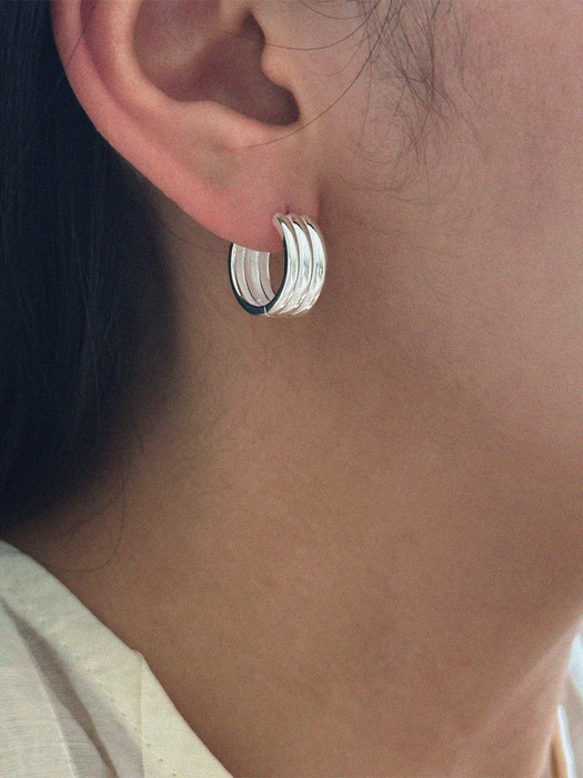 silver925 moment earring
