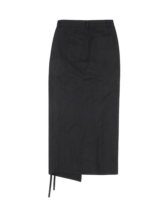 Arcane Stripe Wrap Skirt