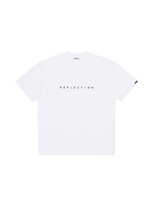 R-Lettering overfit tee - White