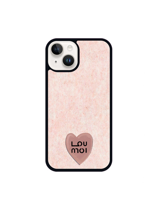 Present series : KNIT LOVE / Pink phonecase