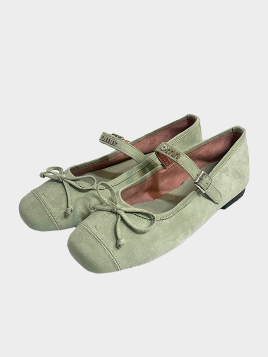 omn flat shoes [pistachio]