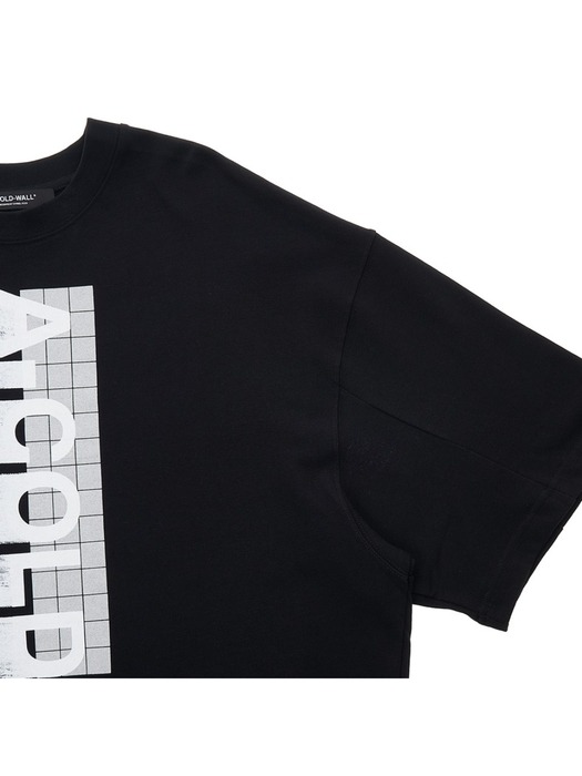 [어콜드월] 라지 로고 티셔츠 ACWMTS066 BLACK