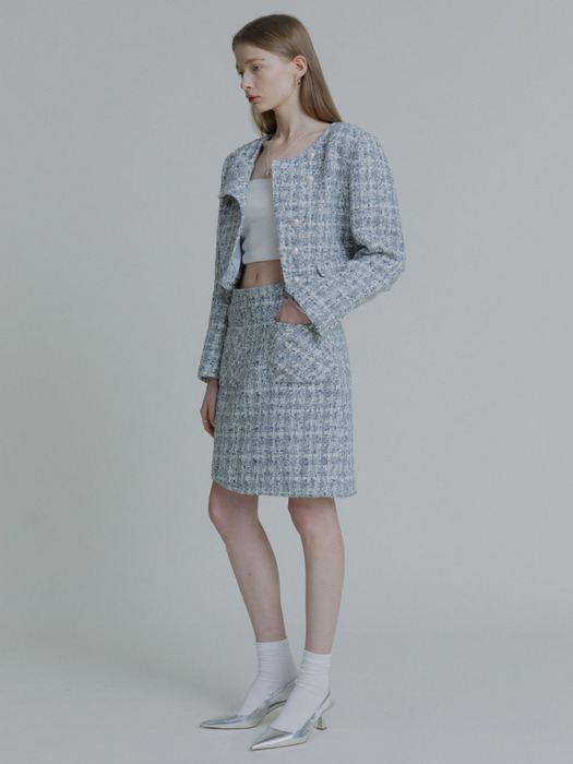 KOOLHAAS Asymmetric Tweed SET-UP_Gray