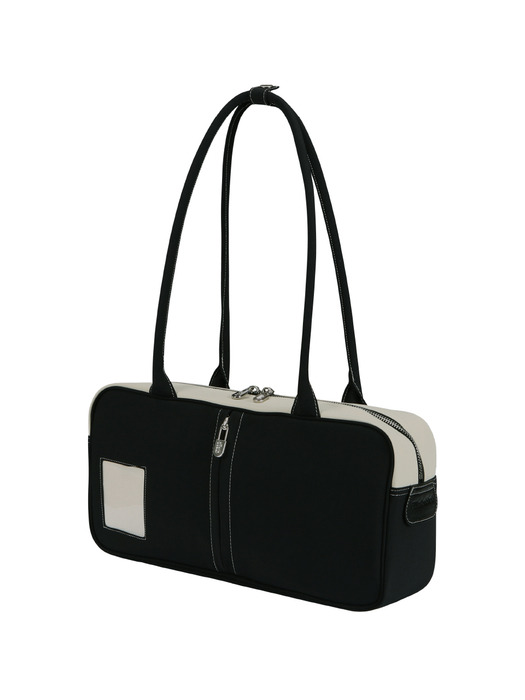 Safety Pin Square Bag (peep)(bk-be)