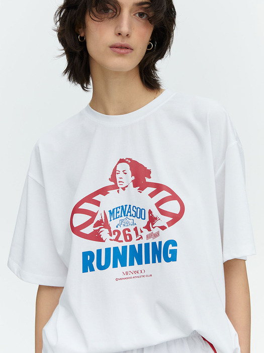 DRY AIR RUN PEOPLE OVER FIT TEE_WHITE