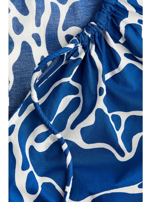 코튼 드레스 블루/패턴 1210411001