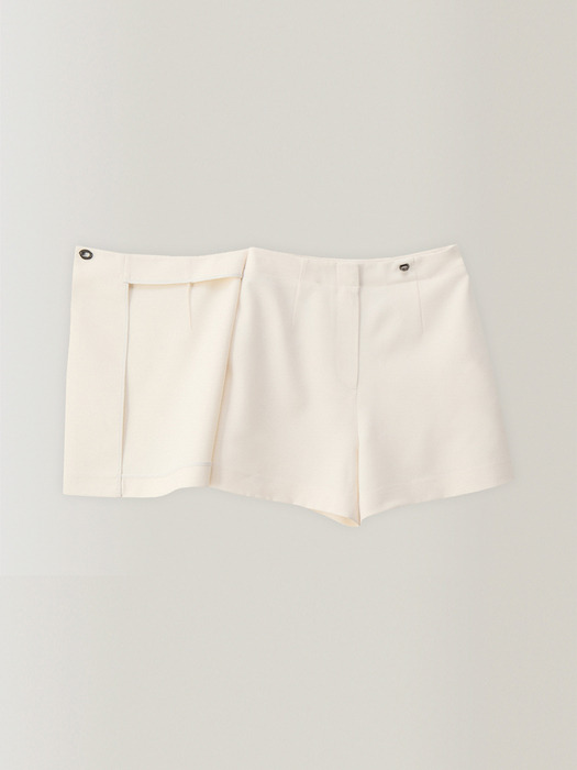 Wrap Skirt-Pants (Ivory)
