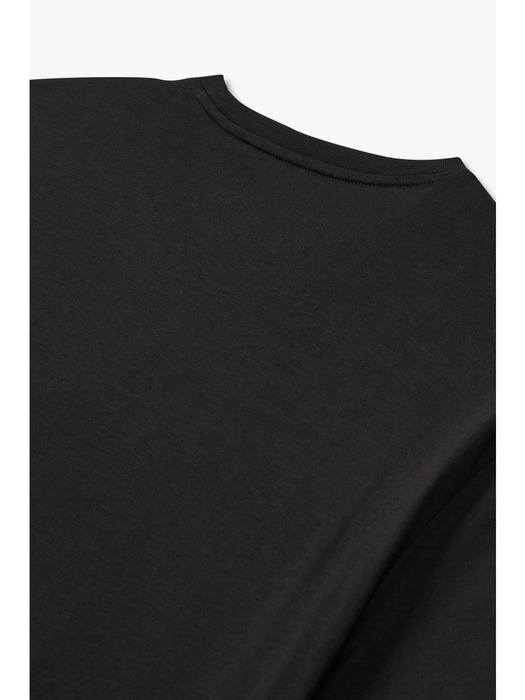 AX 남성 로고 그래픽 이지 티셔츠-블랙(A414130004)