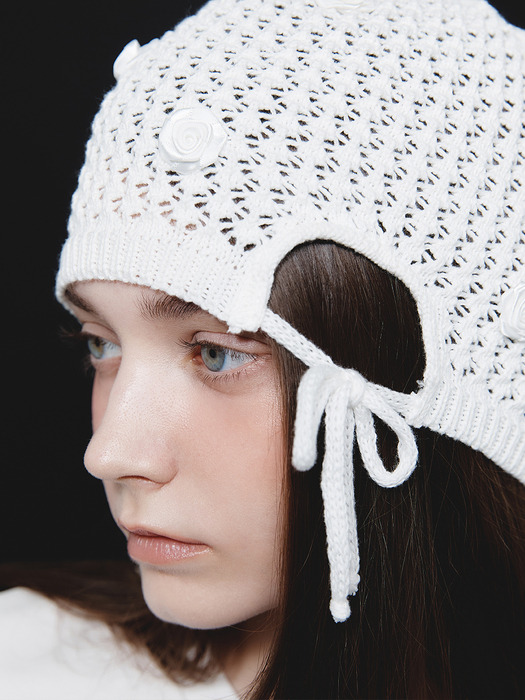 ROSY CROCHET BEANIE_TT4S712IV