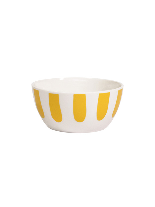 yellow line soup bowl