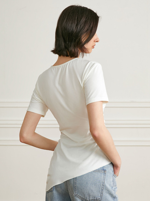 YY_Asymmetric fitted top_WHITE