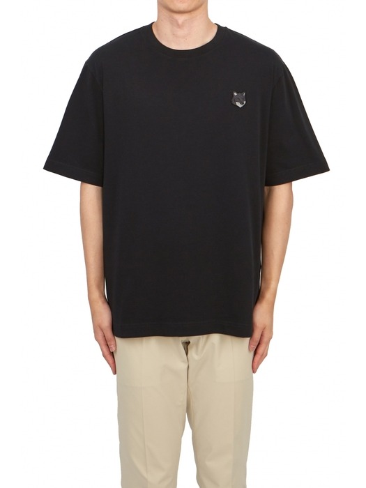 MAISON KITSUNE 메종키츠네 볼드 폭스헤드 남성 반팔티셔츠 LM00107KJ0119 P199