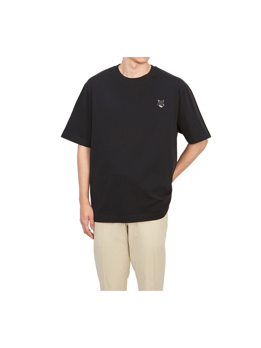 MAISON KITSUNE 메종키츠네 볼드 폭스헤드 남성 반팔티셔츠 LM00107KJ0119 P199