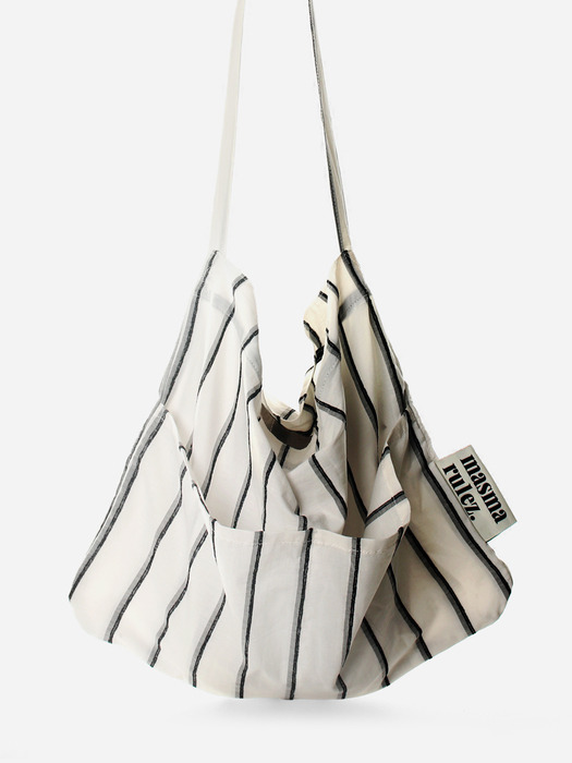 Rabbit eco bag_Wide white