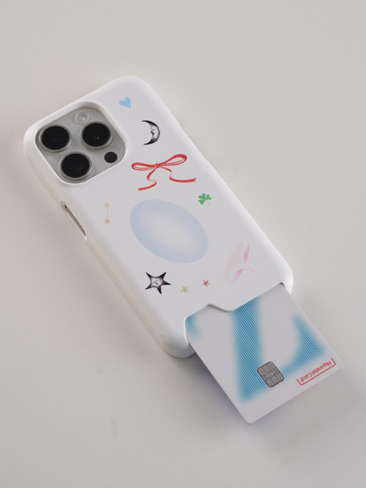 Hand Drawing Hard Phone Case (카드수납형)