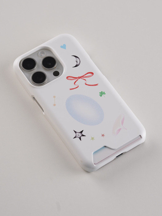 Hand Drawing Hard Phone Case (카드수납형)