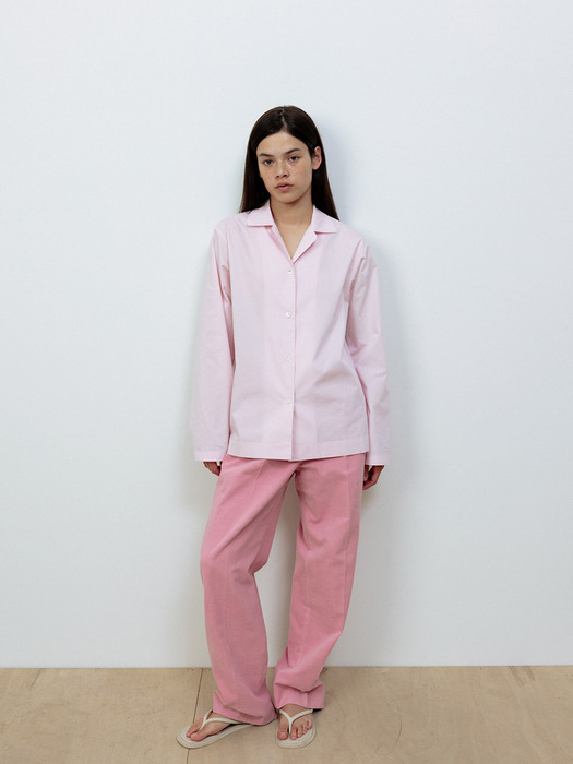 TWO TUCK CORDUROY PANTS [PINK]