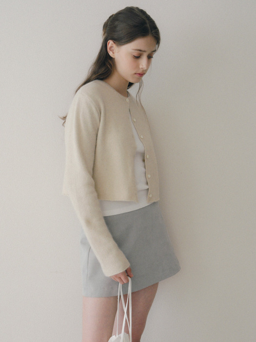 Basic Suede Mini Skirt_2 Colors